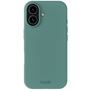 Holdit - Silicone Cover - Moss Green - iPhone 17, set foran
